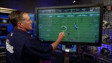 Coach Bill Belichick uses Point-HD Telestrator